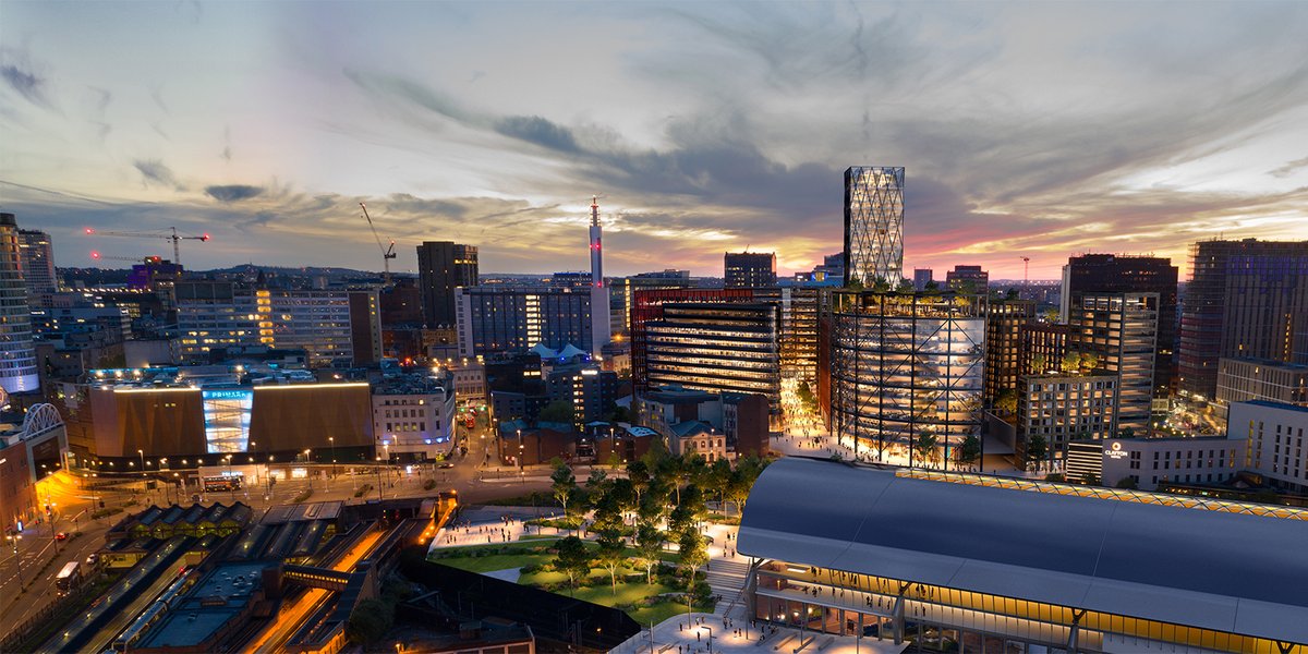 brumchat's tweet photo. Martineau Galleries - Planning Approved
A major step forward for this new development near to the HS2 station, which will be a 7.5 acre mixed use scheme including 1,300 new homes, 1.4m sqft of workspace, new hotel and a new signature gateway to the city centre. https://t.co/vDtb1gVEsJ