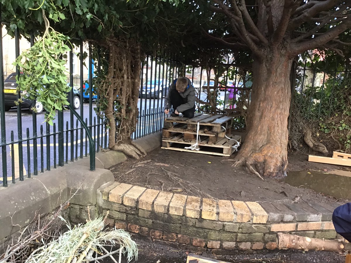 corstorphineps's tweet photo. Thanks to @wildsidenat for a great One Planet Group session where our Outdoor Group learned to use tools safely with adults, building a bug hotel for our playground. https://t.co/ZrvK1bs5BX