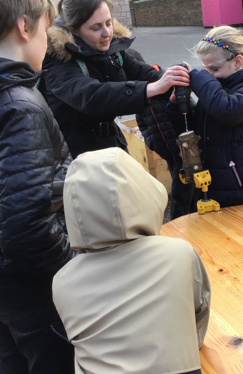 corstorphineps's tweet photo. Thanks to @wildsidenat for a great One Planet Group session where our Outdoor Group learned to use tools safely with adults, building a bug hotel for our playground. https://t.co/ZrvK1bs5BX