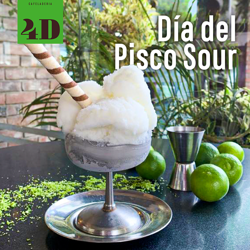 Cafeladeria4D's tweet photo. Celebramos el día de nuestro trago bandera: ¡El Pisco Sour! Ven a 4D y disfruta de nuestro sorbete de Pisco Sour 😋 https://t.co/oxG95lImeC