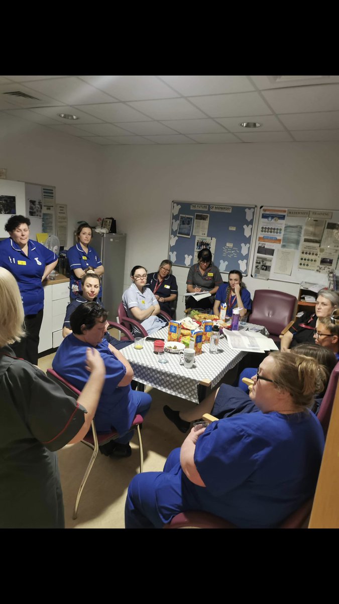 Maternity monthly breakfast meeting this morning, great discussion in relation to CoC and positive feedback from staff on #SaferMaternityCare @angie0969 @AmandaDixonMEHT @JudeHorscraft @chrisBerner31 @WENDYMATTHEWS8