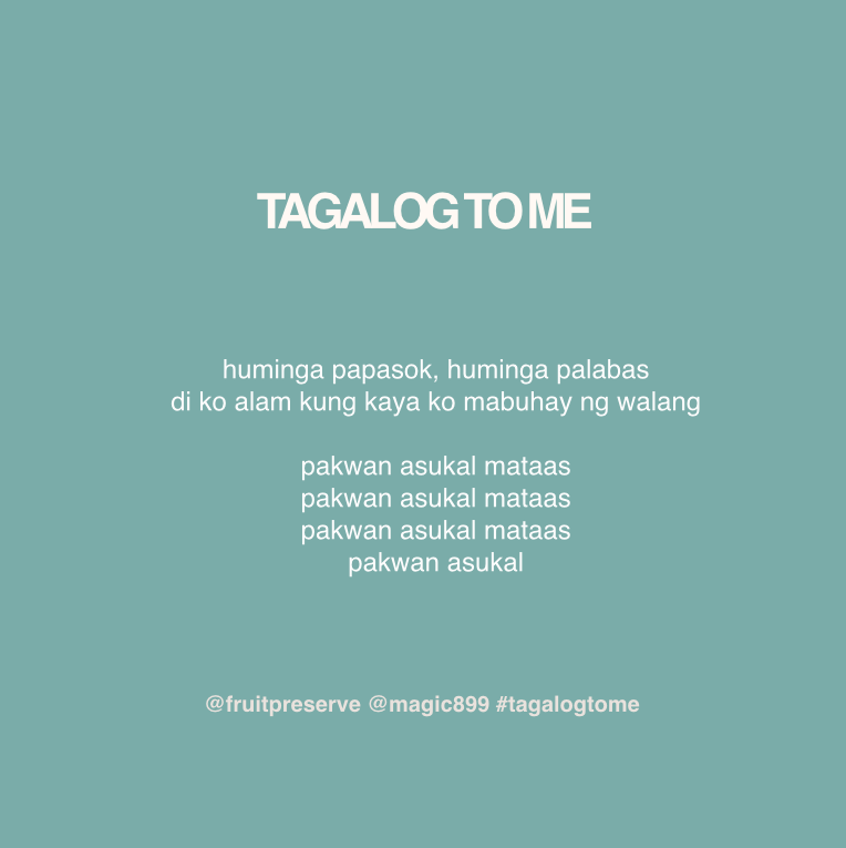 Magic899's tweet photo. For 2 #RBO899 Movie Tickets, Tell Jam @fruitpreserve &amp; JJ @anabalmoris what song they translated for today's round of #TagalogToMe on the @LastCall899! https://t.co/sqv6UZfGkx