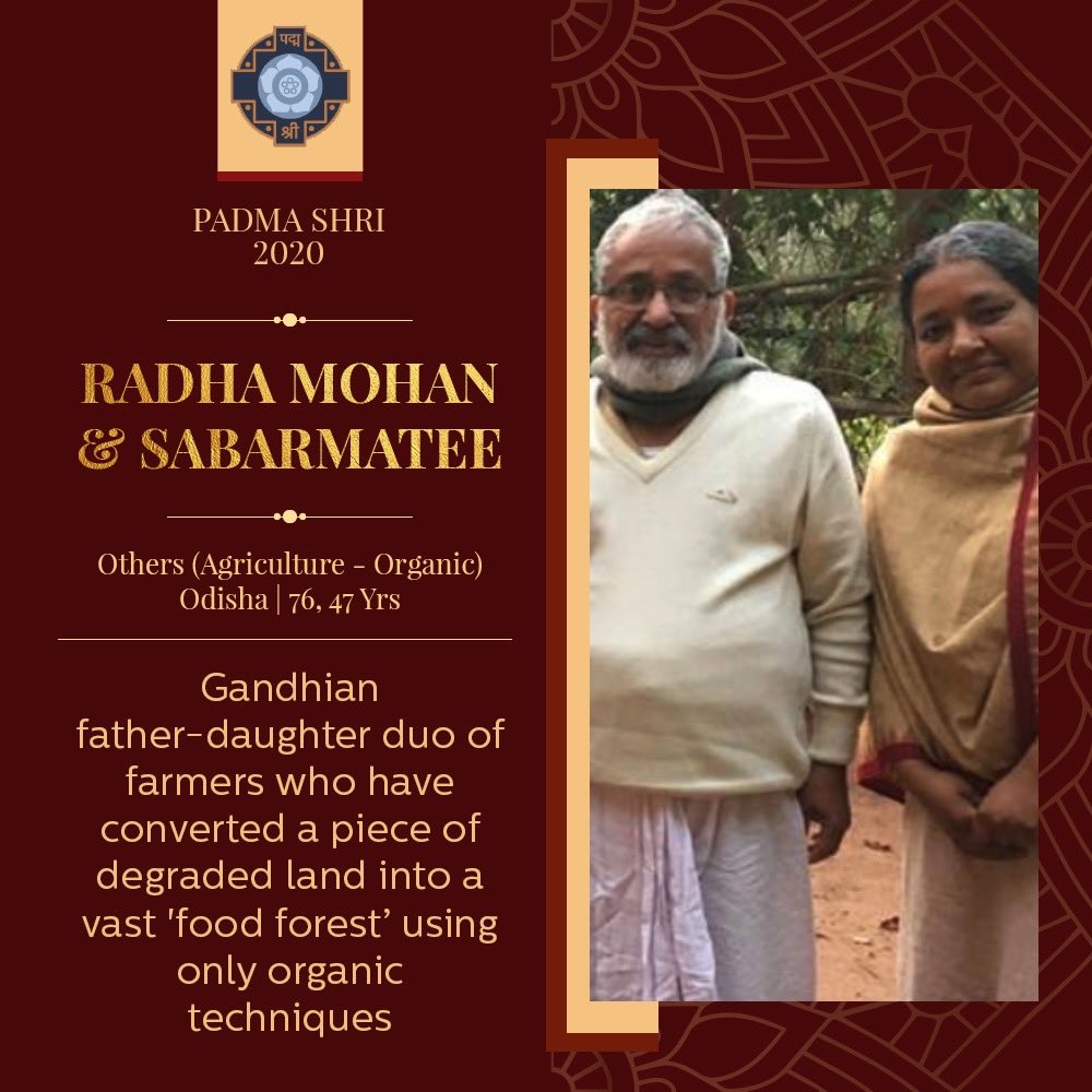 AnupamPKher's tweet image. This year’s #PadmaAward winners. Lets spread their incredible work. Share it. Retweet it. Jai Ho.🙏😍🇮🇳