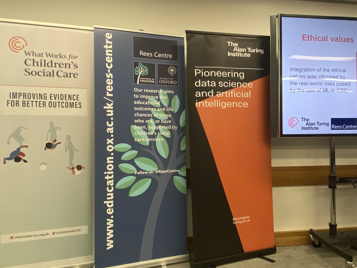eleanorott's tweet image. Great live launch of our report on #MLEthics in #ChildrensSocialCare. @turinginst @ReesCentre @LisaHolmes_Rees @whatworksCSC. Full room. Hope it contributes to more space on reflection on #ethics.