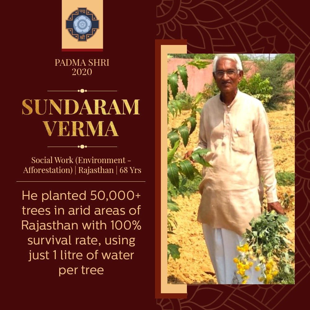 AnupamPKher's tweet image. This year’s #PadmaAward winners. Lets spread their incredible work. Share it. Retweet it. Jai Ho.🙏😍🇮🇳