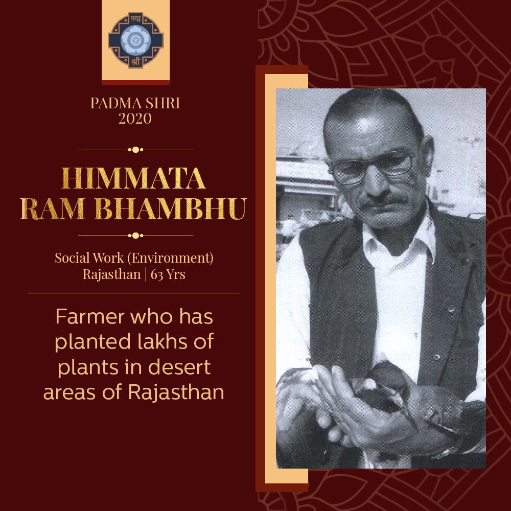 AnupamPKher's tweet image. This year’s #PadmaAward winners. Lets spread their incredible work. Share it. Retweet it. Jai Ho.🙏😍🇮🇳