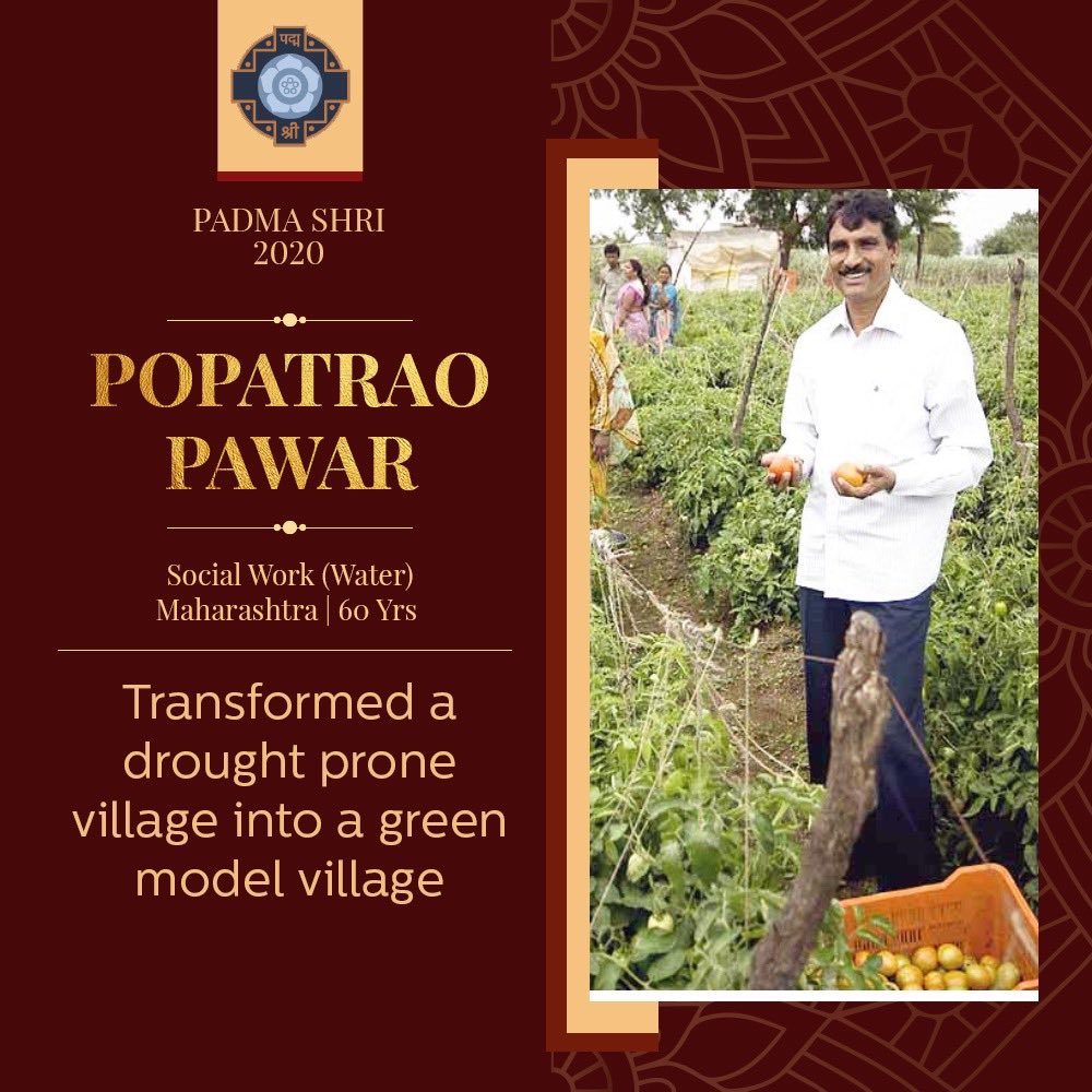 AnupamPKher's tweet image. This year’s #PadmaAward winners. Lets spread their incredible work. Share it. Retweet it. Jai Ho.🙏😍🇮🇳