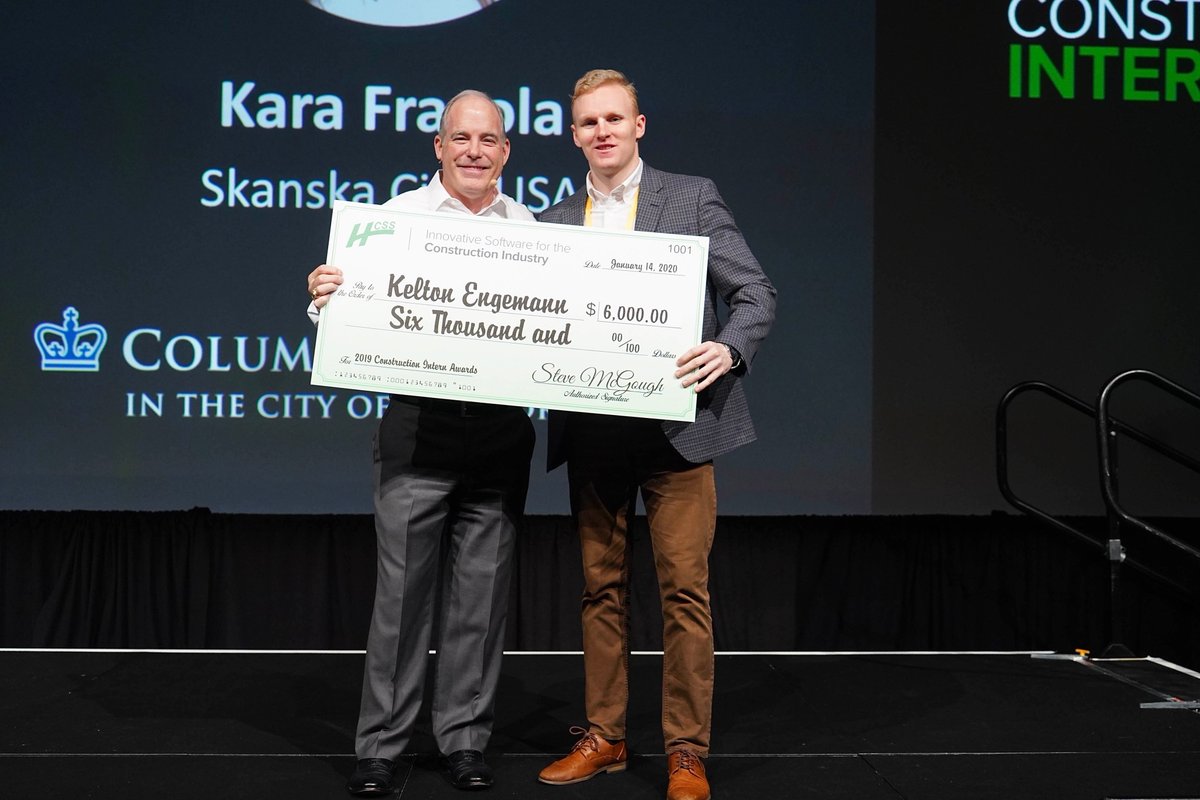 MSUSPDC's tweet photo. Congratulations  to #MSUCM student Kelton Engemann who received $4K #constructioninternawards #scholarship from @HCSS. He was a finalist for Intern of the Year. https://t.co/uqSU94BvsP  #SPDC #MSU #CANRatMSU #MSUSocialScience #constructionmanagement #learnconstruction https://t.co/6tmroNIcrI