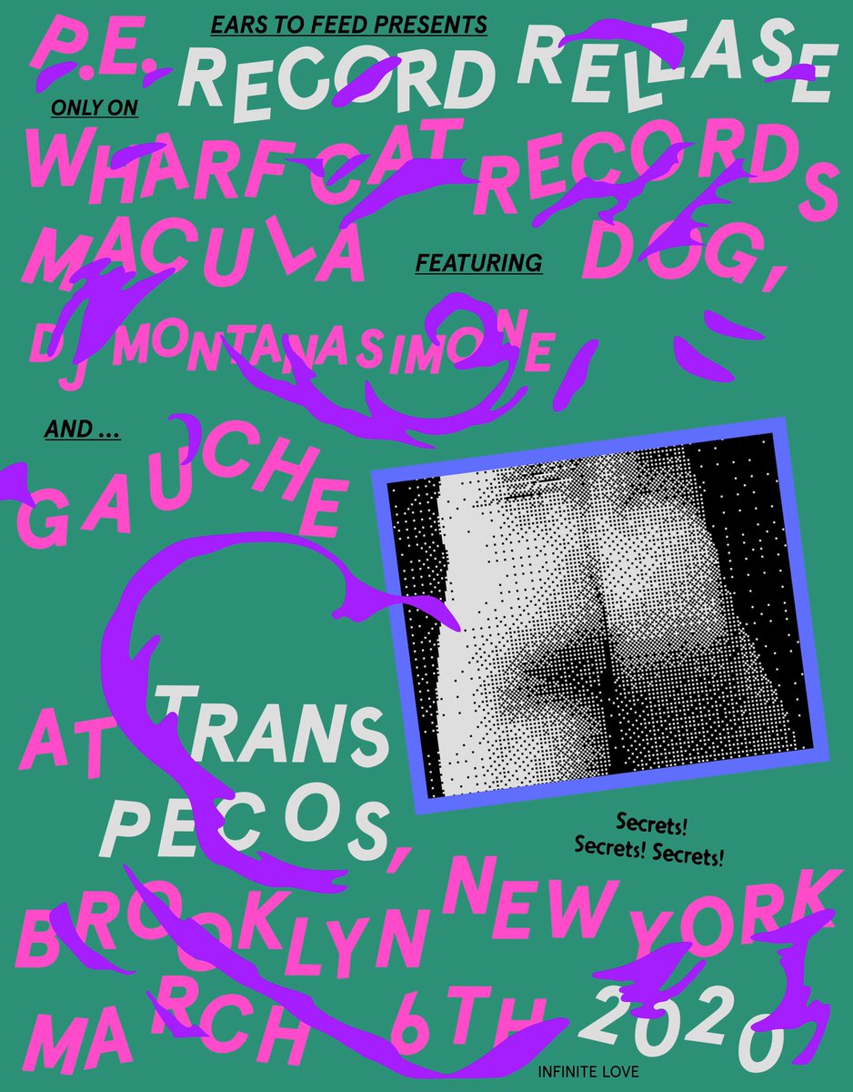 Wharf Cat Records (@wharfcatrecords) on Twitter photo We are pumped that Gauche is playing P.E.โs record release show w/ Macula Dog at Trans Pecos on 3/6!!! Get your tickets here - bit.ly/2GNAEBv <a href="/GetWithGauche/">Gauche</a> <a href="/MaculaDog/">macula dog</a> <a href="/EarstoFeed/">Ears to Feed</a> <a href="/thetranspecos/">Trans-Pecos</a> We are pumped that Gauche is playing P.E.โs record release show w/ Macula Dog at Trans Pecos on 3/6!!! Get your tickets here - bit.ly/2GNAEBv <a href="/GetWithGauche/">Gauche</a> <a href="/MaculaDog/">macula dog</a> <a href="/EarstoFeed/">Ears to Feed</a> <a href="/thetranspecos/">Trans-Pecos</a>