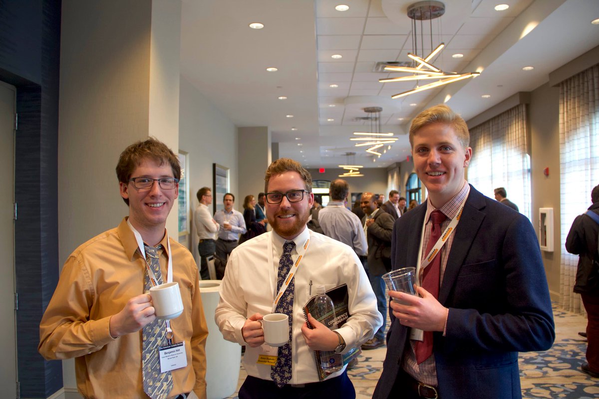 GMS_CWRU's tweet photo. A group of talented CWRU graduate students along with their PI, Alp Sehirlioglu, looking fresh. They attended, presented, and spoke at the recent Electronic Materials and Applications 2020 conference! https://t.co/8SIzTtC8cw