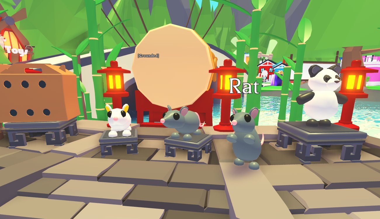 Adopt Me On Twitter The Lunar Platform Will Stay In Game Until The 7th Of February So No Need To Worry About Getting Your Perfect Rat Before This Week S Update Panda - new rat pets in adopt me roblox