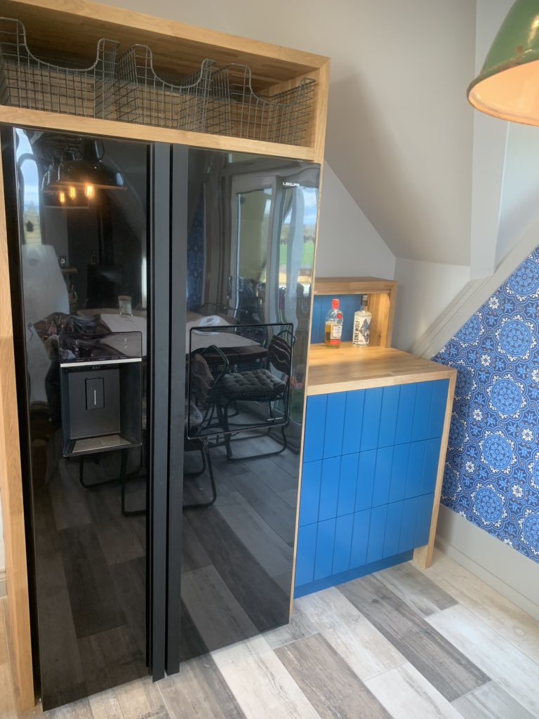 Bespoke Drawer Unit installed, love the colour on this one, client is very happy. #joinery #chester