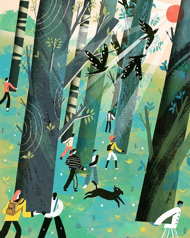 Merit awarded work by Wenjia Tang @wtangart for @sierramagazine in Annual No.16 ☀️🌳
.
Annual No.16 is printed and available for purchase! Order your copy today ⭐link in bio⭐Online Gallery is now live: 3x3mag.com/annuals/annual…
.
#merit #illustration #s… ift.tt/2U8Dt7T