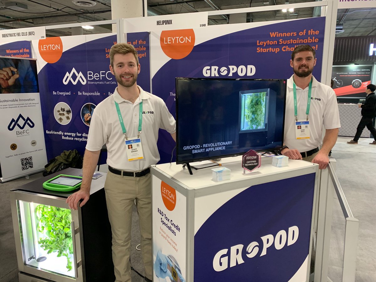 GroPod's tweet photo. GroPod January 2020 Company Newsletter. We have returned from CES (Consumer Electronics Show) in Las Vegas, and are looking forward to continue growing in 2020! #PureProduce #GroPod - https://t.co/xfOuANhFES https://t.co/Hm9gQuRvQi