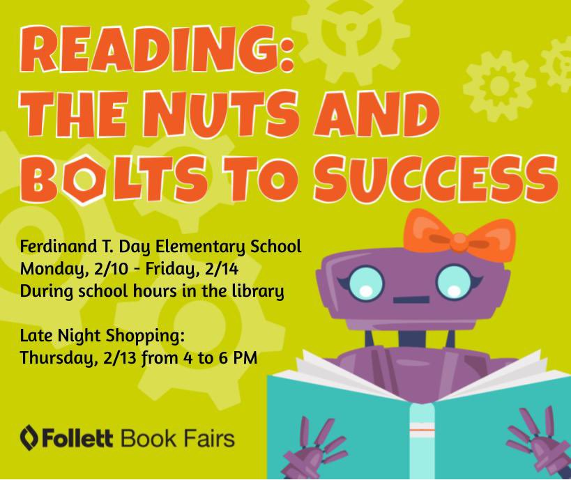 FerdinandTDayES's tweet photo. Save the Date! Students will have the chance to shop during their library encore class and there is one late night shopping event! Book 📚 fair is coming! #TeamFerdinand https://t.co/m1NX1OTy2J