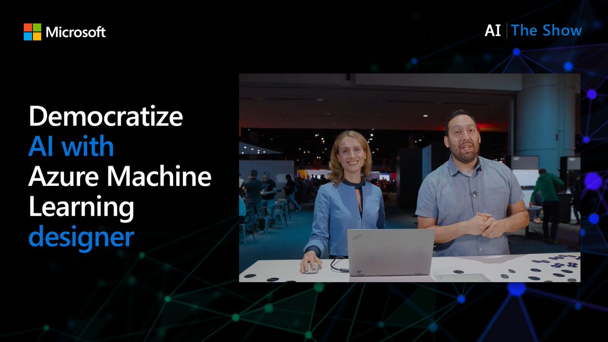 In this demo, you'll learn how to use #AzureML designer in a few simple steps and create an end-to-end machine learning pipeline for your data science scenario. Watch:
https://msft.it/6014TZwTI #MicrosoftAI