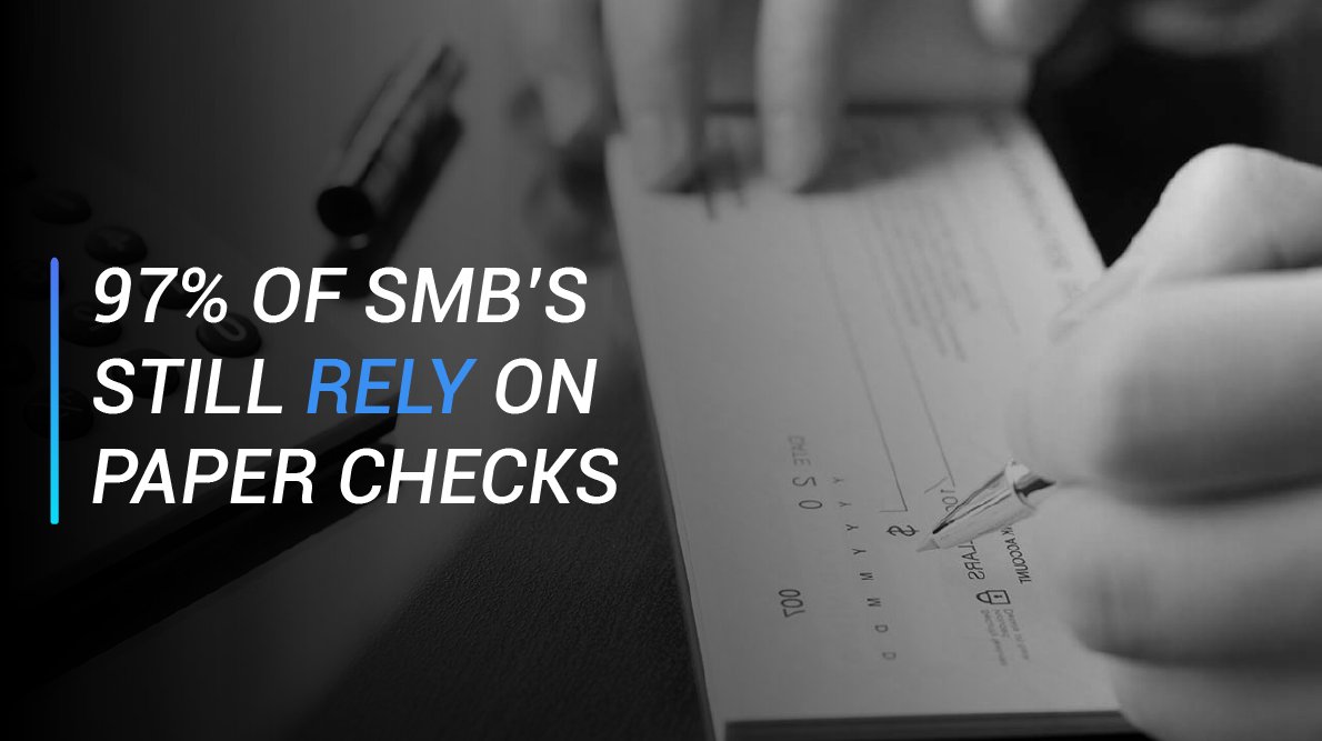 checkbook's tweet image. Since building our #DigitalCheck solution, we made it our mission to eliminate paper checks. 

Did you know that 97% of SMB&apos;s still rely on this clunky and inefficient form of payment!?

#Payments #DigitalPayments #Checkbook #PaperCheck