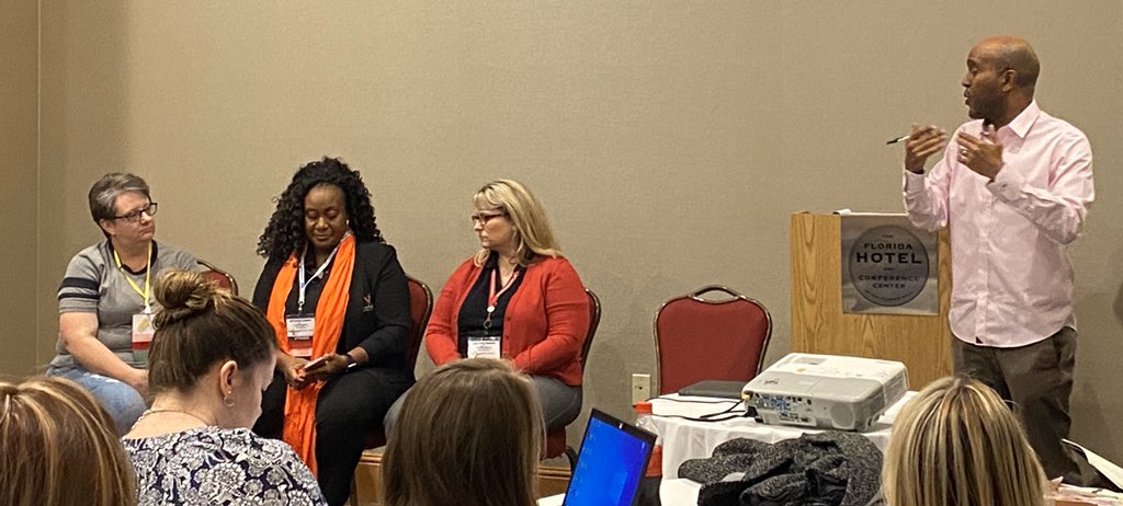 amyj99k's tweet photo. Real Talk with these AMAZING leaders! 👊🏻 #organizationmatters #fldvipn2020 @FLDVIPN @Pasco_eSchool @MawiAsgedom https://t.co/Mb3b4cpfV5