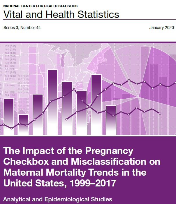 NCHStats's tweet image. Observed changes in #maternalmortality over the past two decades largely reflect changes in reporting methods, rather than a true increase in maternal deaths, per extensive @NCHStats evaluation go.usa.gov/xdYDM