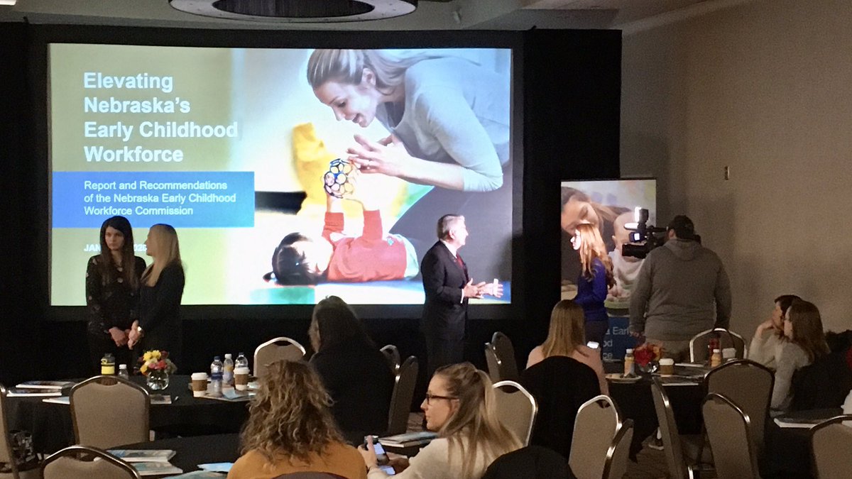 “Today is not just the release of a report, it is a call to action ...” NASB’s John Spatz along with other members of the commission discuss the report & recommendations of Elevating Nebraska’s Early Childhood Workforce. #liveNASB #EarlyYearsMatter