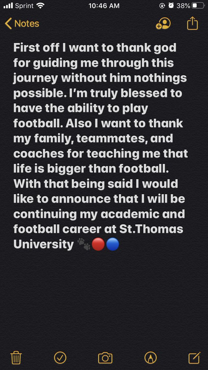 MicklerDj's tweet photo. STU ‘24🐾🔴🔵 @TysonJ50 @STU_Football @Coach_Rychel @_Jerome_Smith @EdgewaterFBall https://t.co/LmULvSSjlK