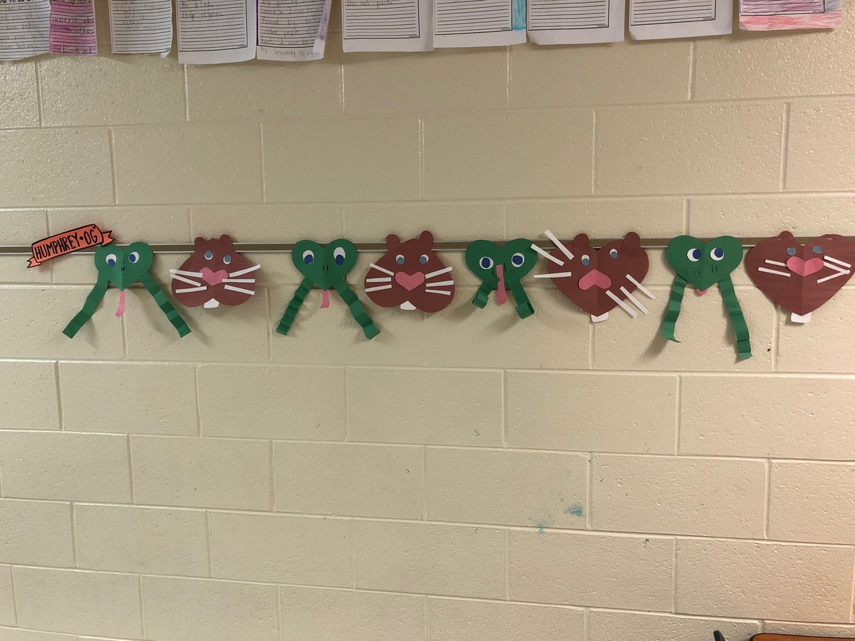 ResourceRedding's tweet photo. We have been reading “School Days According to Humphrey”, as our One Book One School Project. This happened today,.....🐸🐹❤️ https://t.co/XR6nb5BoF7