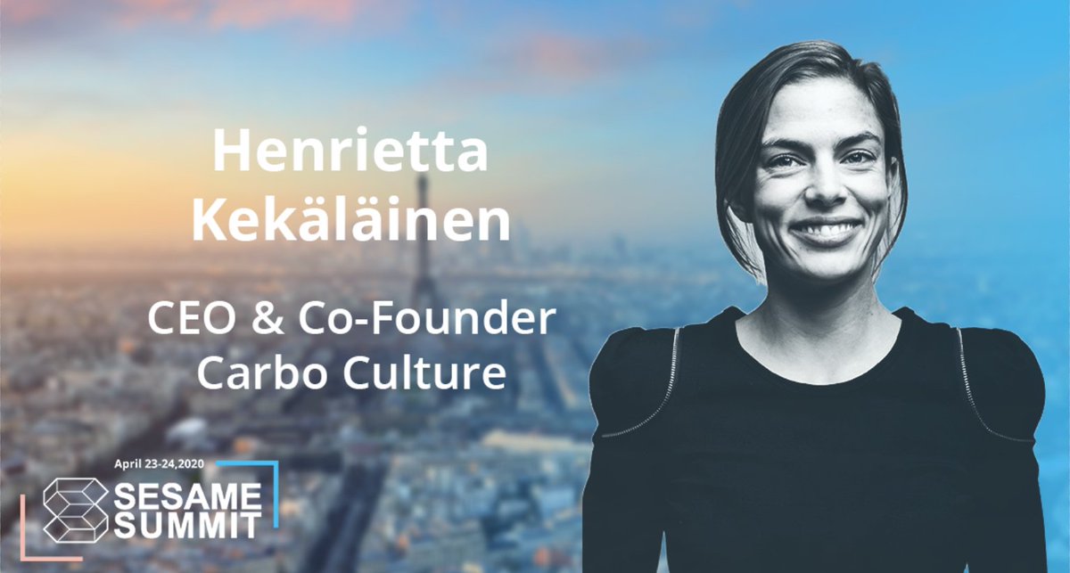 sesamers's tweet photo. Another speaker at #SesameSummit, who wants to make our world a little bit greener is @PHenriettaK! π
Henrietta is the co-founder & CEO of @carboculture, aiming to draw down a million tons of CO2 within the next 5 years.
Grab your tickets today π https://t.co/1NmPBSOKf0 https://t.co/46Dw0yknlx