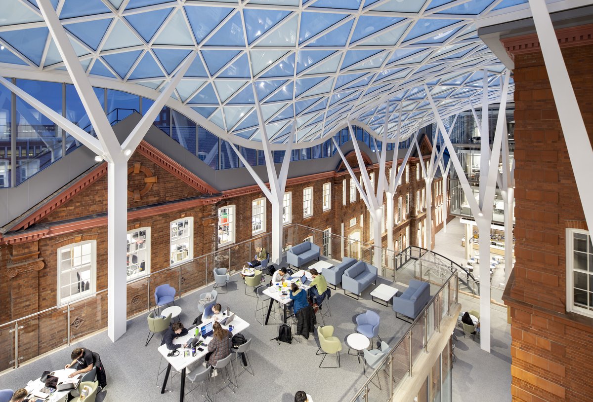 bondbryan's tweet photo. Read all about our latest project for @sheffielduni @SheffUniEng over on our website - a project so rich in heritage to the local area &amp; so innovative in ambition. #Architecture #Sheffield #Heartspace #Engineering https://t.co/Hg4wBTqPE1 https://t.co/O4bmunfNn9