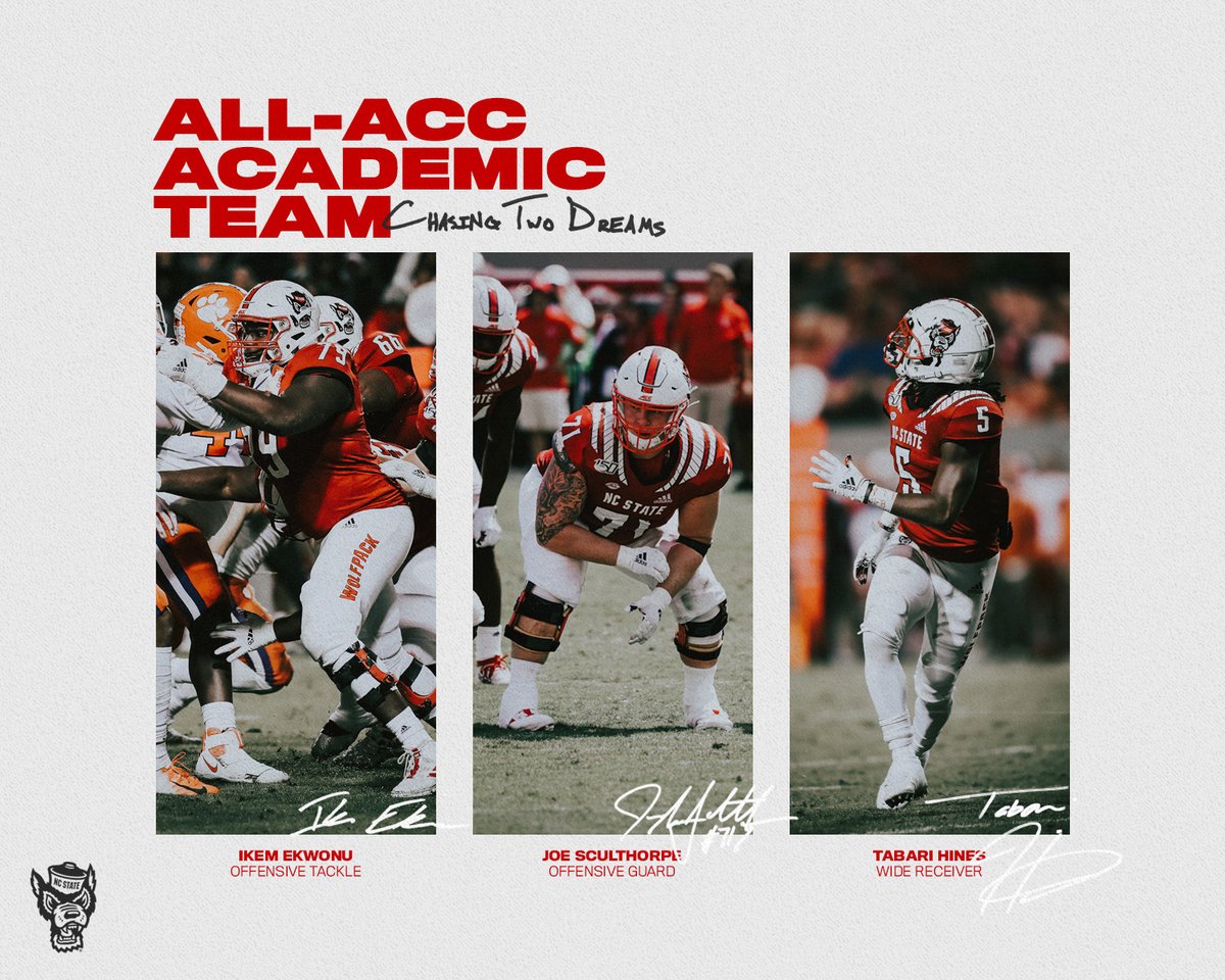PackFootball : Congrats to our All-ACC Academic honorees!

🔗 bit.ly/2uLbLUd

#Chase2Dreams  (via Twitter twitter.com/PackFootball/s…)