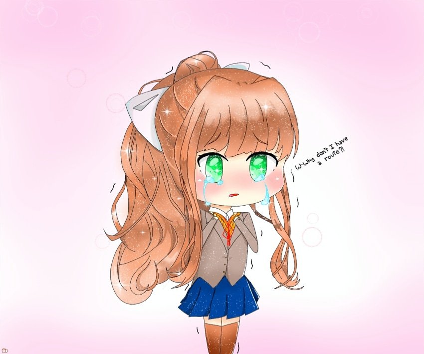 Coffeebook auf Twitter: "#DDLC Monika chibi cause honestly I think she...