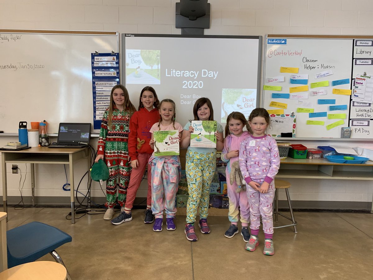 CVerkuyl's tweet photo. Literacy Day 2020! #deargirl #dearboy https://t.co/tgQLVsYvJ2