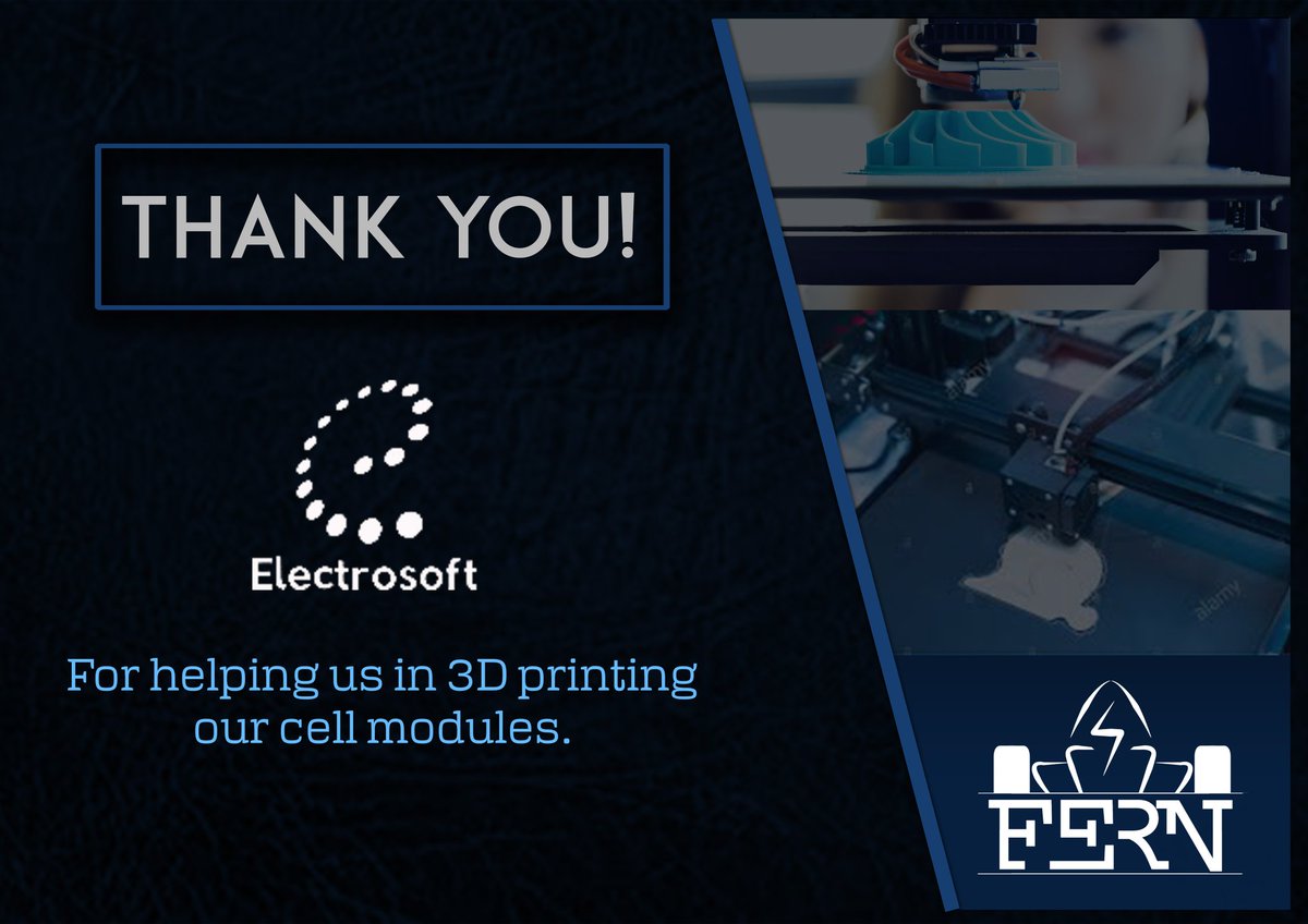 formulaenust's tweet photo. This year, we shifted to cylindrical cells from pouch cells and made our own design of cell modules. We'd like to thank Electrosoft for all their help in the 3D printing process!
#Electrosoft #3DPrinting #MadeInPakistan https://t.co/m4wfVmWbiS