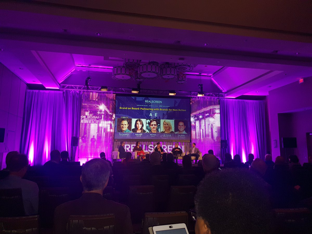 stfpictures's tweet photo. #Realscreen20 Partnering with Brands for Non-fiction.@realscreen  on Day 4. https://t.co/CJTjN0yBgp