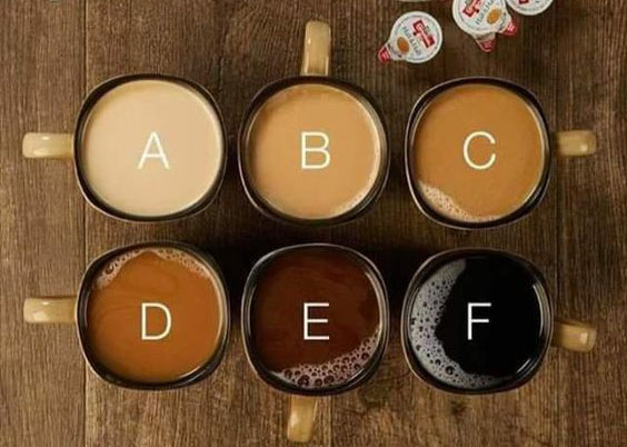 Do you like cream in your coffee or coffee in your cream? 