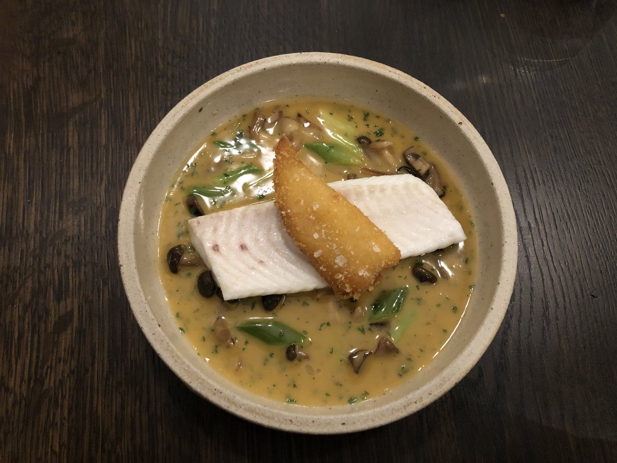 MichelinGuideUK's tweet photo. Perfectly judged plaice with a delicious chicken butter sauce @cornerstone_h_w #Hackney 
https://t.co/hzqFouS6rh https://t.co/yeVkThnh3U