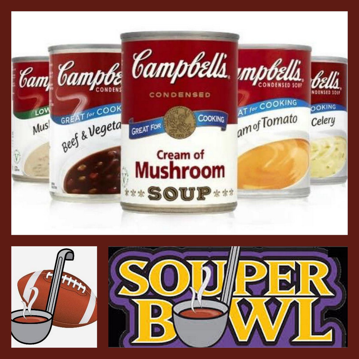 MaroonCrew's tweet photo. Hey Maroons! Bring in cans of soup on Friday for our Souper Bowl food drive for Catholic Charities! Place outside the principal's office! https://t.co/HvkatllsjK