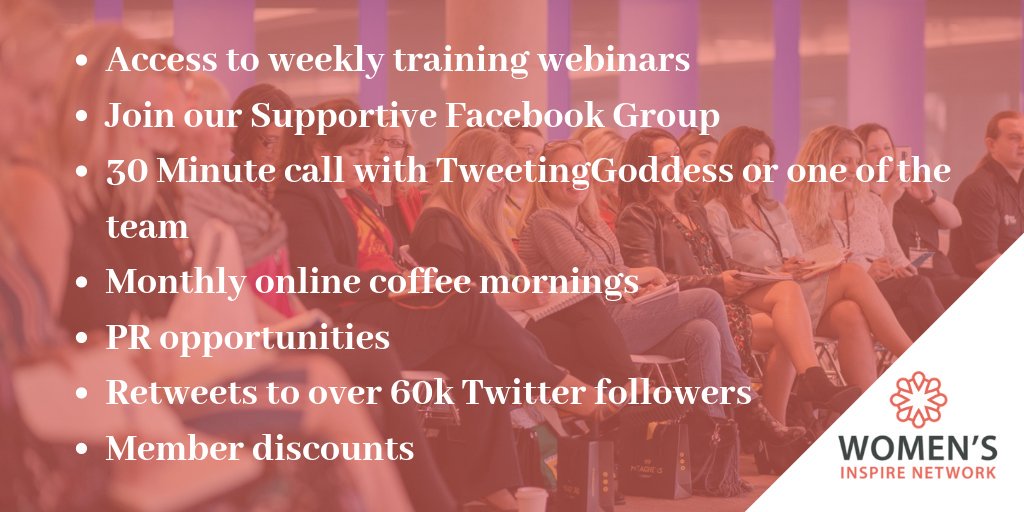 <a href="/ancitasatija/">Añcita $atija</a> <a href="/WomensInspireIE/">Womens Inspire Network</a> A8 I created @womensinspireIE to help Women support each other all over the globe. I wanted to help women who might feel isolated working online. We have weekly webinars where they can learn new skills including time management, sales, social media, confidence etc. #SocialPowWow