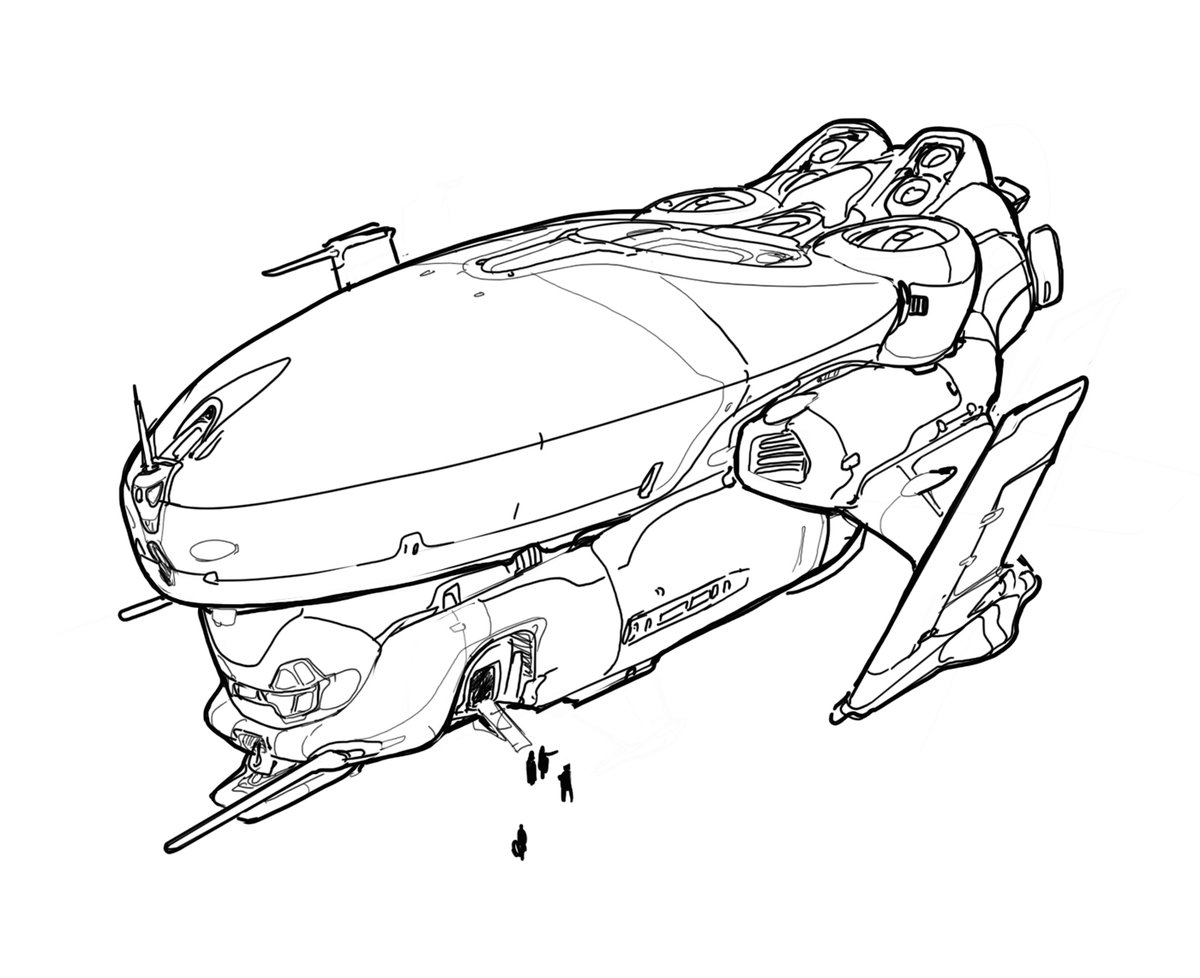 ZombatArt's tweet photo. When fishing companies seeded extrasolar planets with whales, the environment finally allowed the cetaceans to grow thumbs. Tanker ships suddenly became relevant to supporting these new Cosmobelugas ... 
#art #digitalart #space #conceptart #spaceships #sketches #spacewhales https://t.co/AAilWXIZiM
