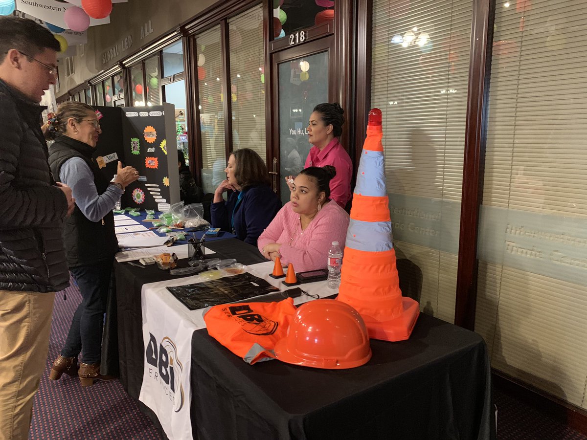BorrisLMiles's tweet photo. The #Alief #JobFair is underway. There are more than 1000 #jobs up for grabs. Do you need a job? Come to the International Trade Center today. The job fair ends at 1pm #TXSD13 #txlege #hounews cc: @AframNews @ForwardTimes @harrisdemocrats @houstonstyle https://t.co/nGm4xNCIRR