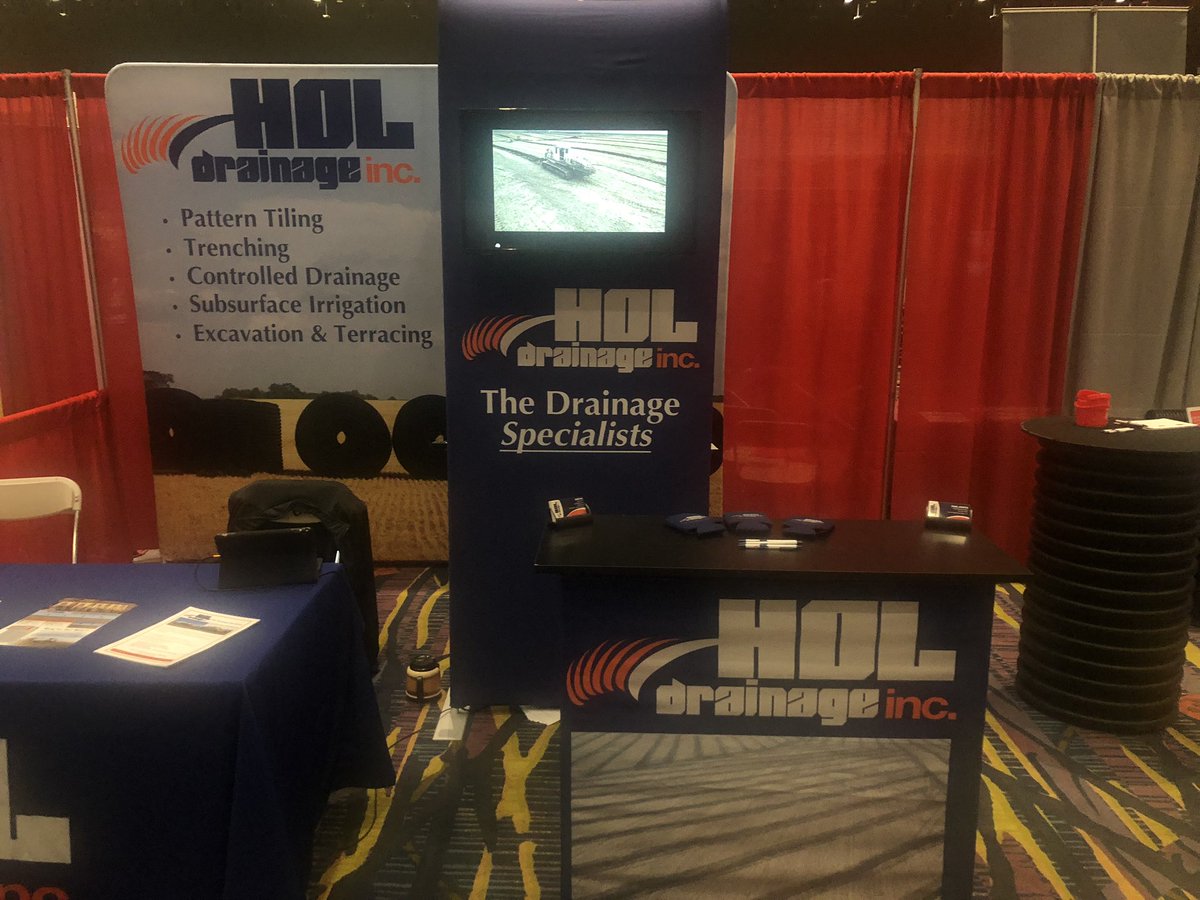 Hol_Drainage's tweet photo. We’re into the final day of the @IAPowerFarmShow !
Stop out and see us at booth 219 for a free, NO-OBLIGATION quote on that tiling project you e been thinking about.
We also offer a variety of early booking rates and deferred payment options. https://t.co/rub8esqxkT