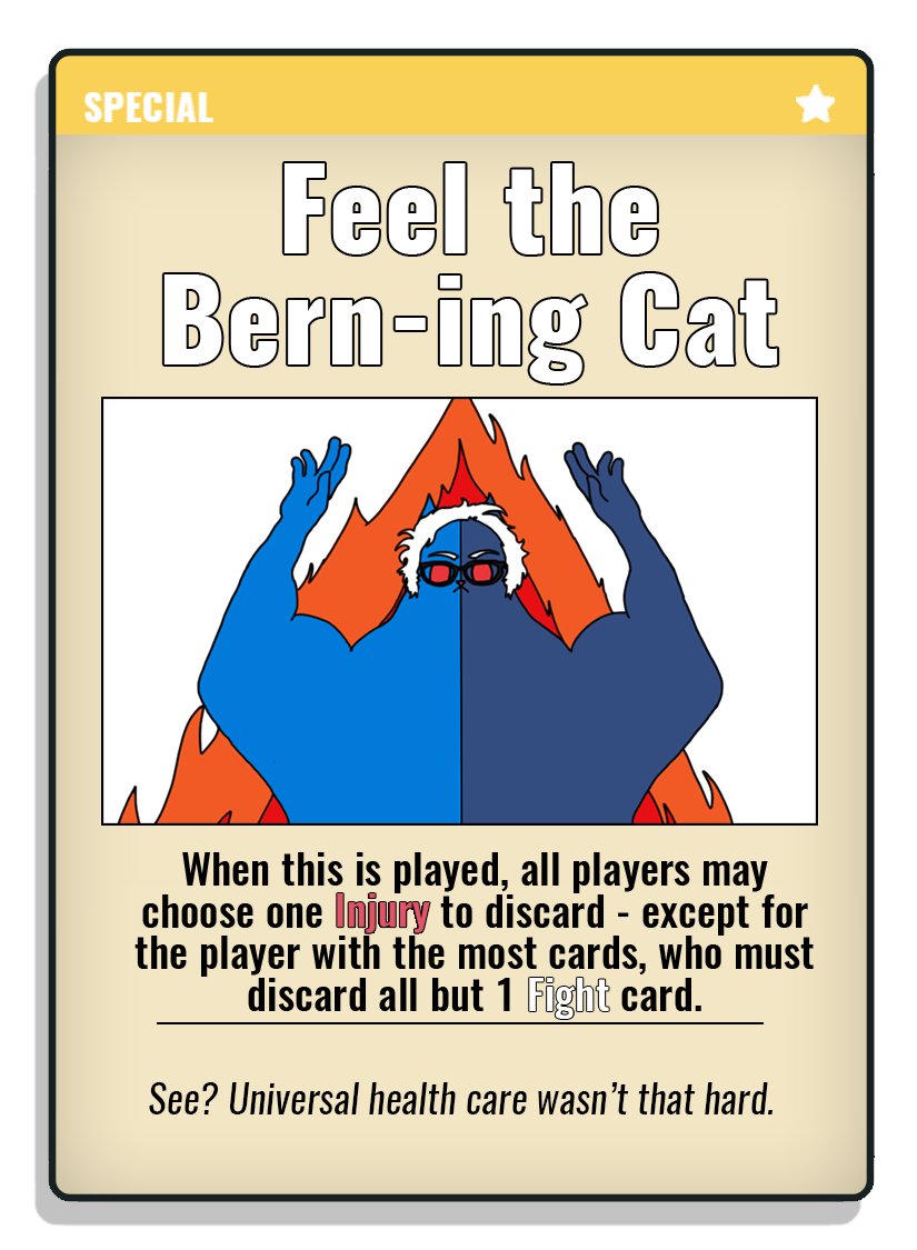 Our humble offering to the all mighty Catleesi. We'd love the opportunity to go to #BurningCat (and we'd bring a bunch of these cards to give away if we get in)!