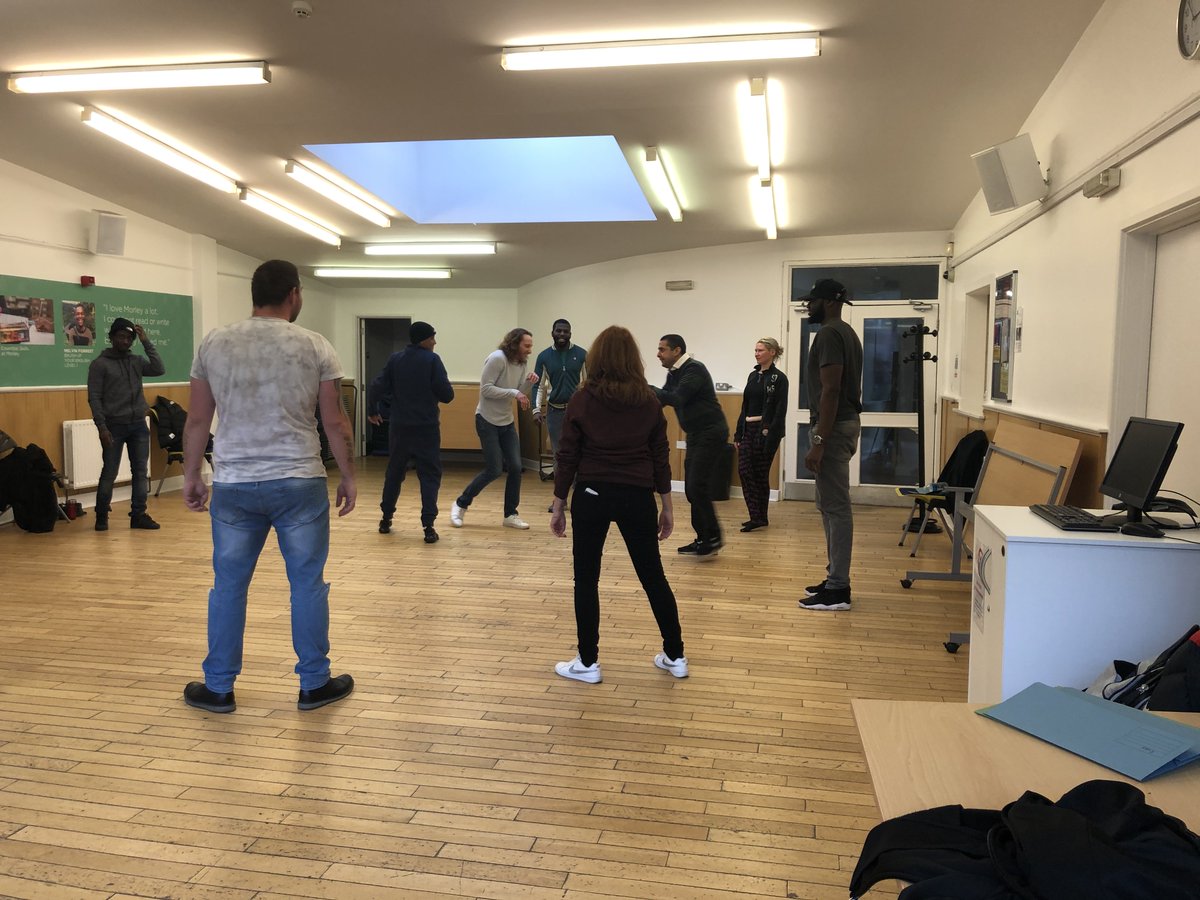 Synergy_Theatre's tweet photo. We had a wonderful first session on our #SynergyStudio Intro to Acting course in partnership with @morleycollege Morley College London all participants came into the room with enthusiasm and a willingness to have fun and learn new skills. #FirstDay #GroupBond https://t.co/lNwPJSuCMe