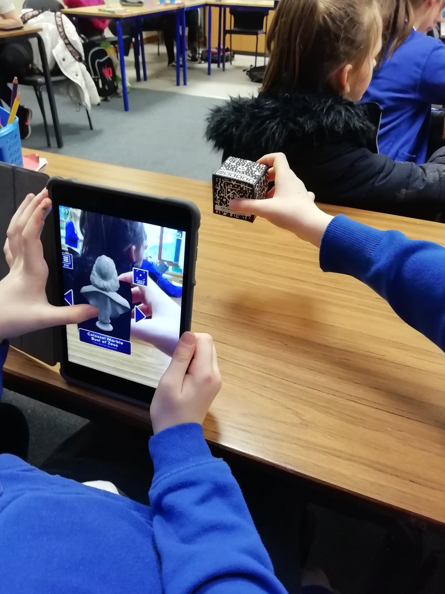 DigiLeadersVPS's tweet photo. Today the digital leaders have been using @MergeVR to explore AR/VR. They learned about the inside of a body, the solar system and more! #VPStech https://t.co/FEruYmyzzI