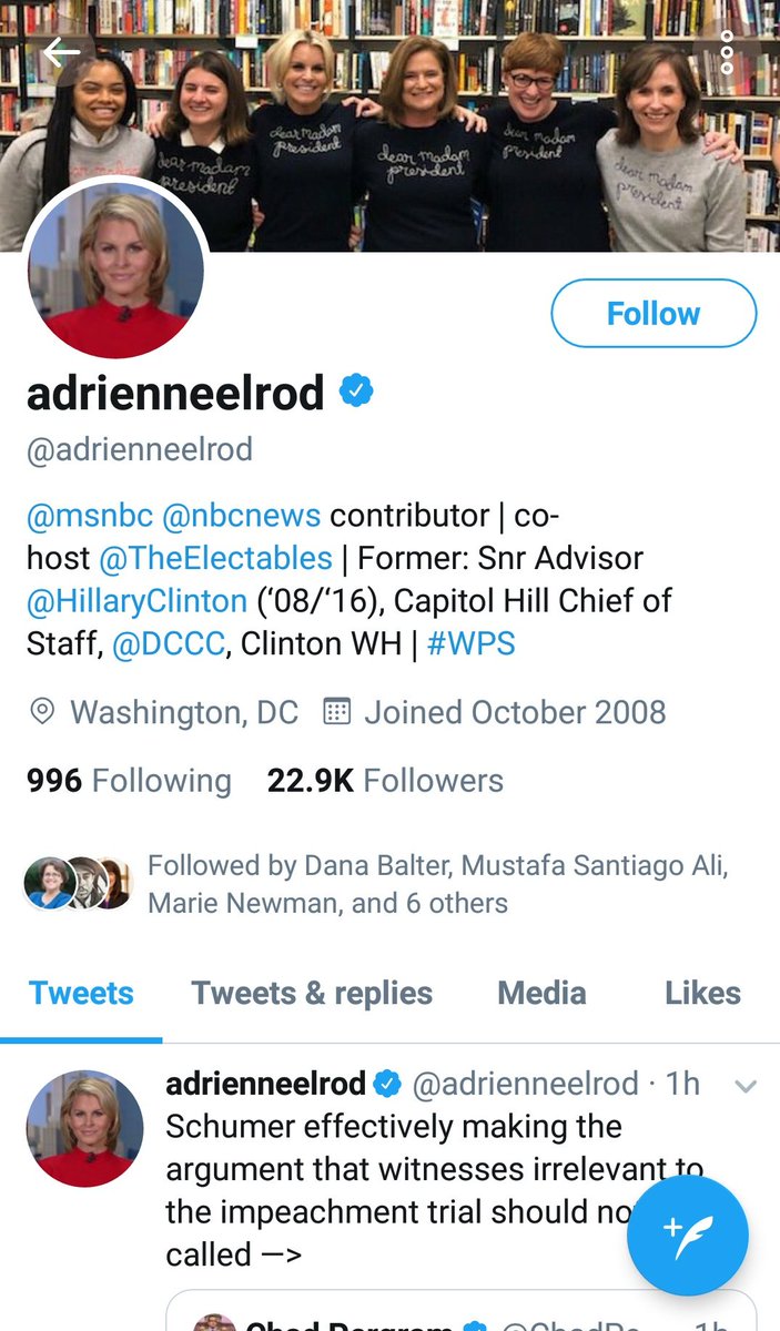 msainat1's tweet photo. DNC comms consultant scrubbed their MSNBC role right after I asked MSNBC about Elrod appearing on the network while getting paid $5k monthly in 2019 by the DNC. MSNBC won't comment on record. Elrod has frequently disparaged Bernie, defended Biden on the network. https://t.co/SubrAvJNZ8