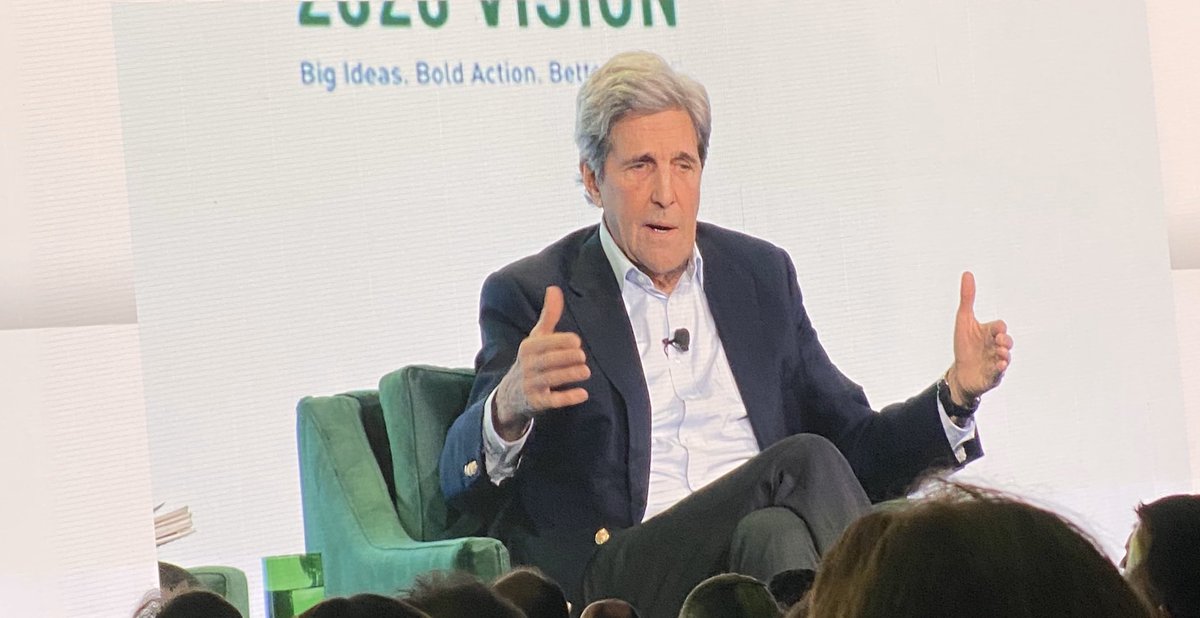“No government in the world is going to change this. It’s going to be private business.” -Secretary John Kerry talking climate change at <a href="/WasteManagement/">WM</a> #SustainForum #Vision2020