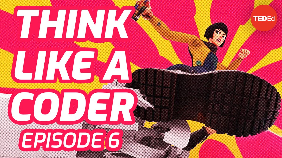 TED_ED's tweet image. NEW VIDEO: Ethic, Hedge, and Octavia must find a way to cross the bottomless ravine to get to the tower. Can they make it before the guards return? 
Help them get safely across in episode 6 of #ThinkLikeACoder: t.ted.com/mKug96Y