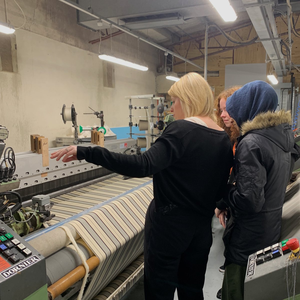 Ian_Mankin's tweet photo. Recently we have been working alongside @bbcollege to set their creative art students with a brief for their upcoming project. It was a pleasure to provide them with an informative tour around our mill last week - we are looking forward to seeing their final pieces!
#uktextiles https://t.co/chdzucvuqR
