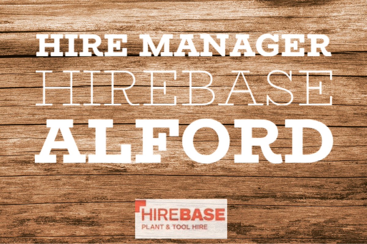 HuwsGrayCareers's tweet photo. A great opportunity to manage our Hirebase branch in Alford! #job #jobs #career #Hirebase #HirebaseJobs #Alford #Manager #Management #PlantHire #ToolHire - https://t.co/DvA8OL40gi https://t.co/6tvuW3TdoC