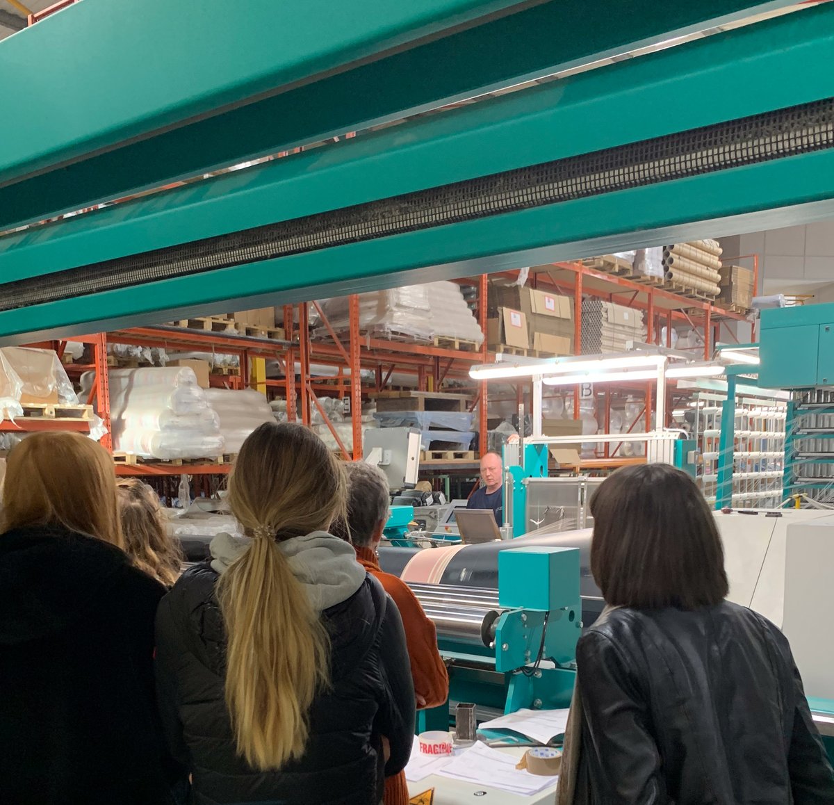 Ian_Mankin's tweet photo. Recently we have been working alongside @bbcollege to set their creative art students with a brief for their upcoming project. It was a pleasure to provide them with an informative tour around our mill last week - we are looking forward to seeing their final pieces!
#uktextiles https://t.co/chdzucvuqR