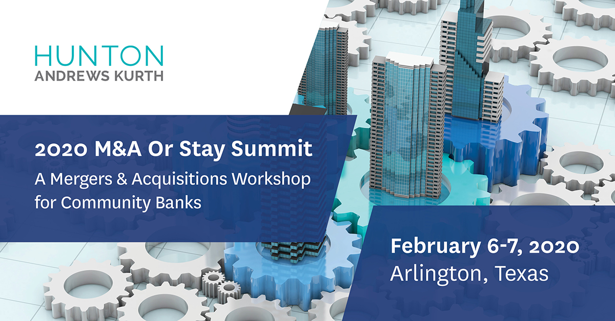 M&A or Stay – A Mergers & Acquisitions Workshop for Community Bank